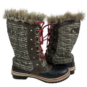 Sorel Tofino II Cordovan Saddle Metallic Winter Boots